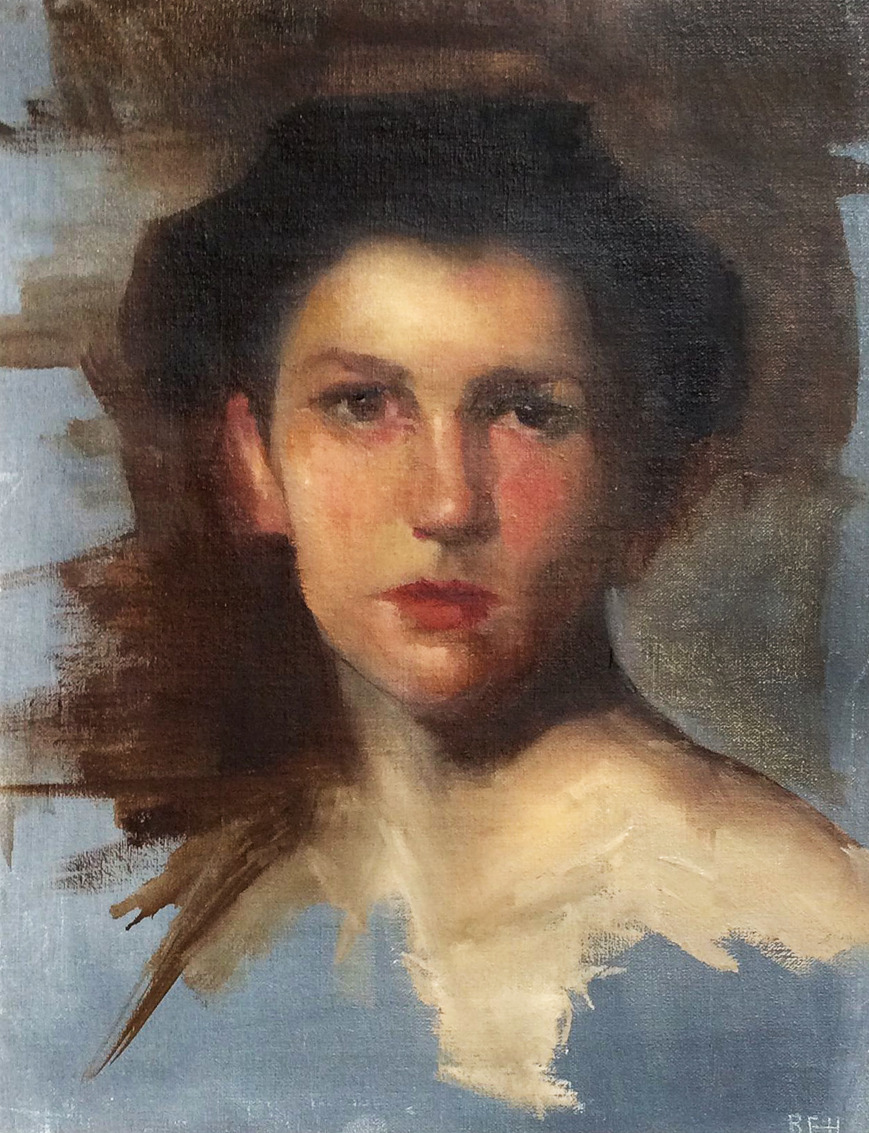 Apres Sargent, Oil on Canvas, 14" x 17"