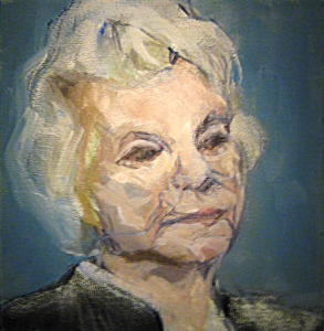 Justice Sandra Day O'Connor Oil Painting