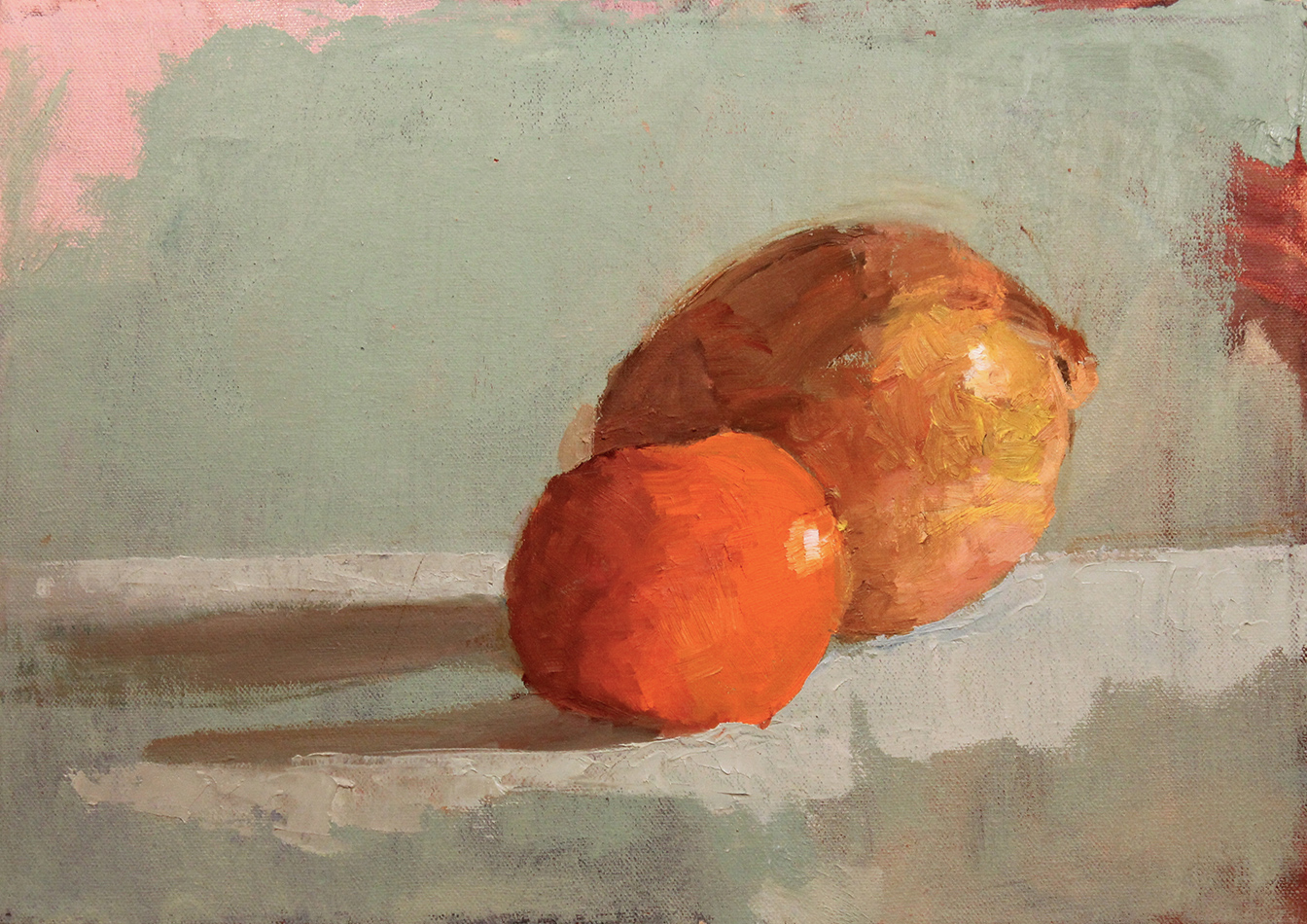 Onion Study Oil Painting