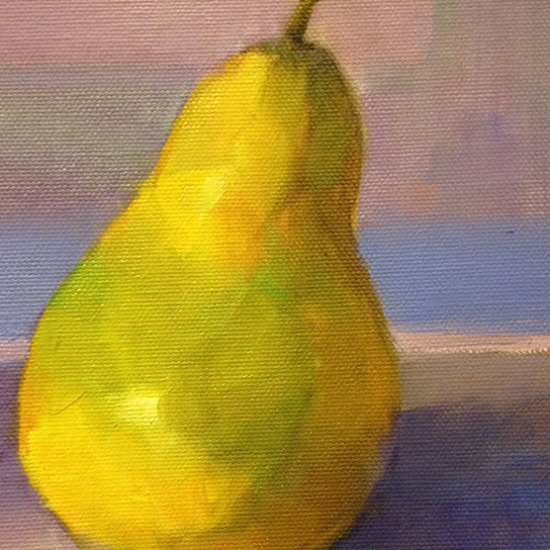 Pear Study Oil Painting
