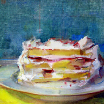 Piece Of Cake Oil on Canvas, 15" x 12"