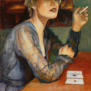 Blackjack, Oil on Canvas, 18″x24″