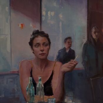 After Hours, Oil on Canvas, 24″x30″